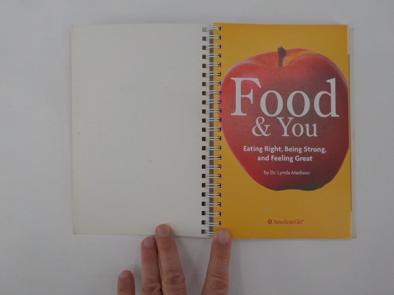AMERICAN GIRL FOOD & YOU SPIRAL BOUND SOFTCOVER BOOK EAT RIGHT BE STRONG GUC gallery