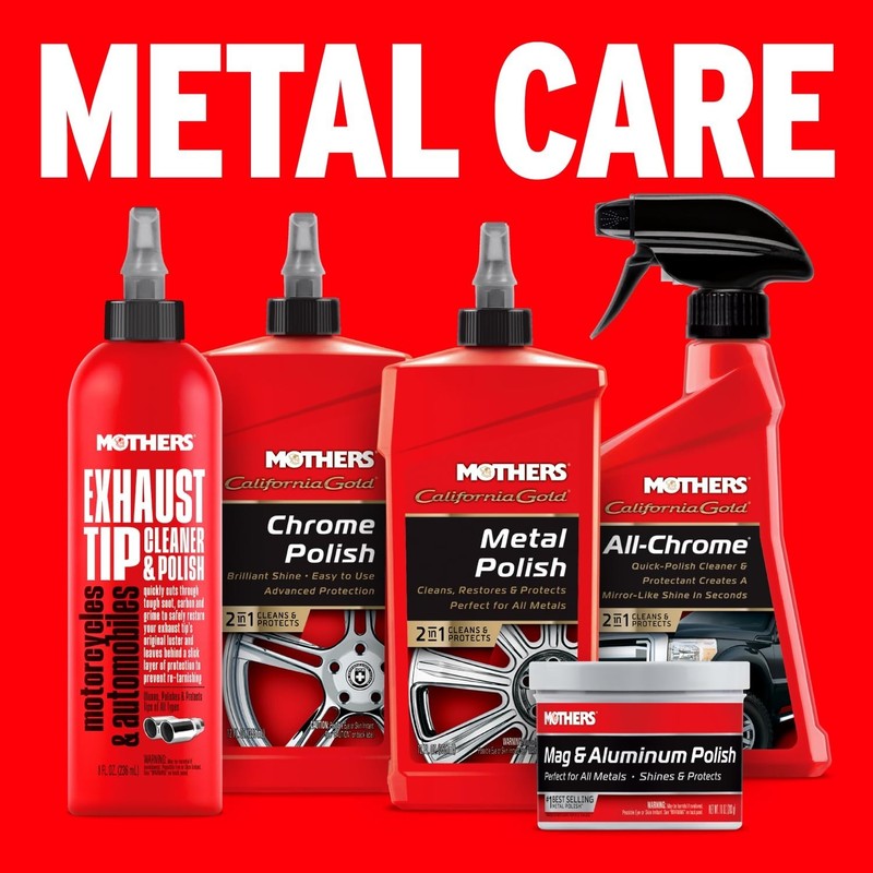Mag & Aluminum Polish, 5 oz. — Brilliant Shine, Easy to Use, For All Uncoated... gallery
