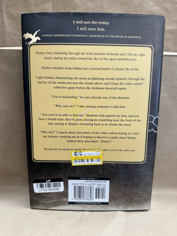 Rebecca Yarros - Onyx Storm Hardcover SEE DESCRIPTION gallery