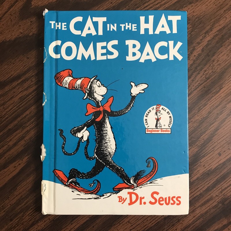 The Cat in the Hat Comes Back 1958 Dr Seuss Beginner Books 1st Edition