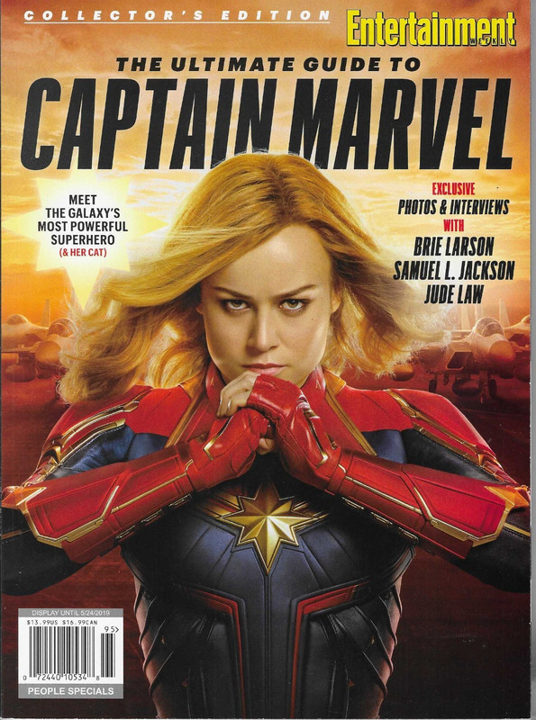 Entertainment Weekly Magazine 2019 Captain Marvel Ultimate Guide Brie Larson