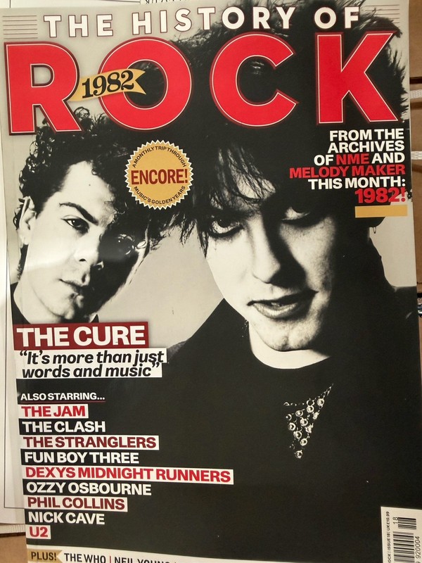 The History of Rock magazine #18 2026: 1982 The Cure, Jam, Clash, Stranglers, U2