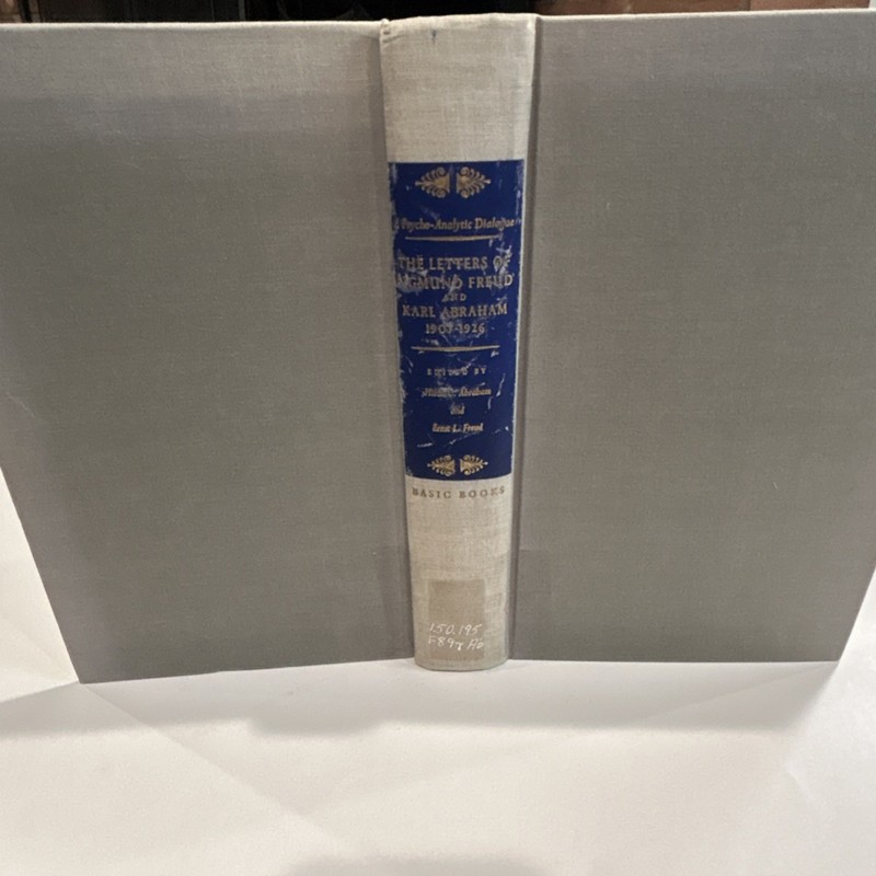 A Psycho-Analytic Dialogue Freud Abraham Basic Books 1965 Hardcover Ex-Library gallery