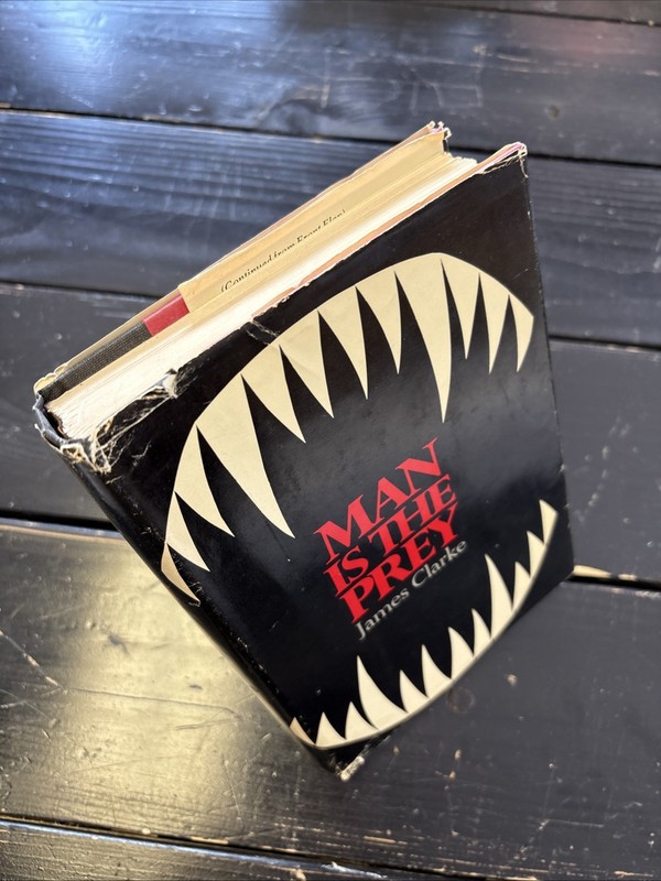 Man is the Prey by James Clarke 1969 Stein and Day Hardcover First gallery