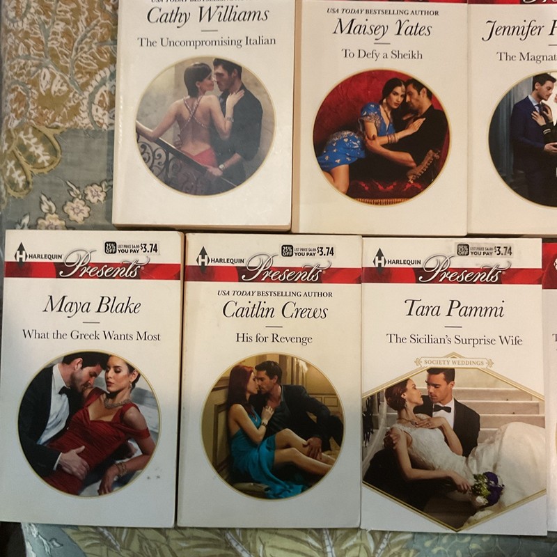 Lot Of 13 Harlequin Presents Paperback Romance Novels 2014-2015-2016 gallery