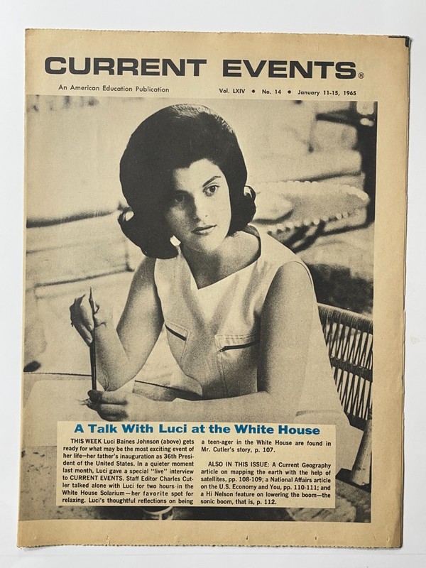 Current Events News Letter – American Education Publication January 11-15 1965