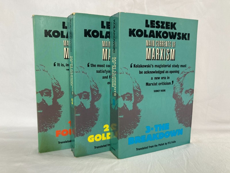 Main Currents of Marxism by Leszek Kolakowski – Volumes 1 2 & 3 – Trade PB 1981