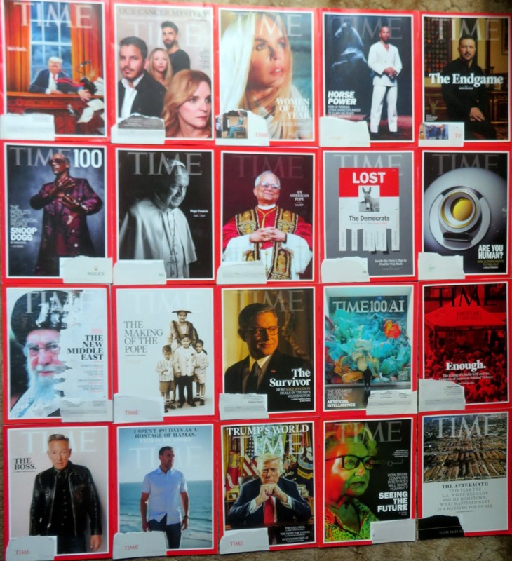 TIME Magazine – 2025-2026 – Lot #5 – Twenty-Seven (27) Issues – Trump, Johnson