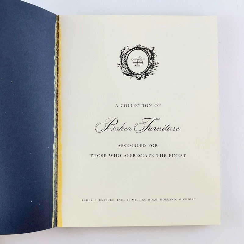 c. 1961-1963 Baker Furniture Catalog Far East European 264 Pages Softcover Book gallery