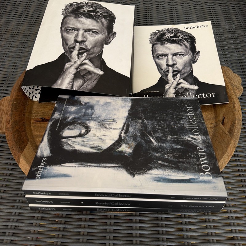 David Bowie Bowie/Collector Sotheby’s London 10-11 Nov 2016 Auction 3 book Set