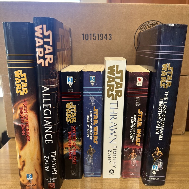 Star Wars Lot Of 7 Timothy Zahn Allegiance/Heir To The Empire/dark Force Rising