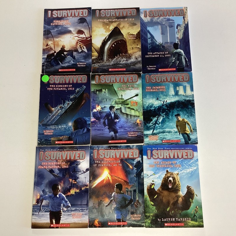 I Survived 9 Book Lot Lauren Tarshis