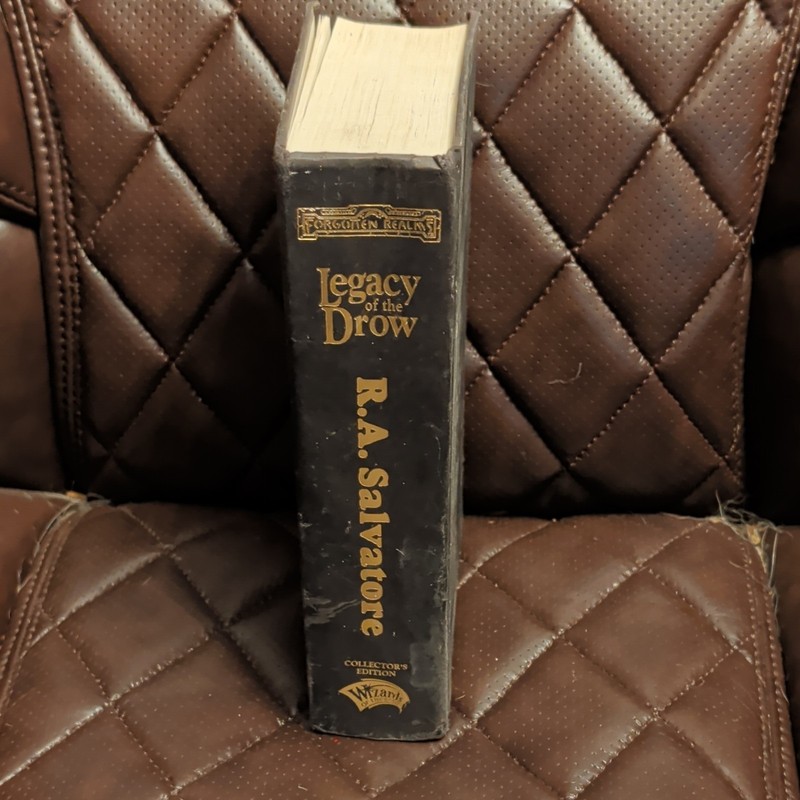 R.A. Salvatore Legacy of the Drow Hardcover Collector’s Edition Forgotten Realms