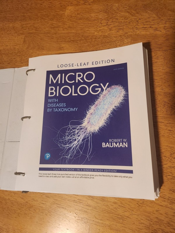 Microbiology with Diseases by Taxonomy, Loose-Leaf Edition (6th Edition) – GOOD