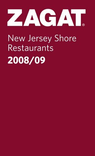 1pc Zagat New Jersey Shore Restaurants 2008/09 Restaurant Pocket Edition