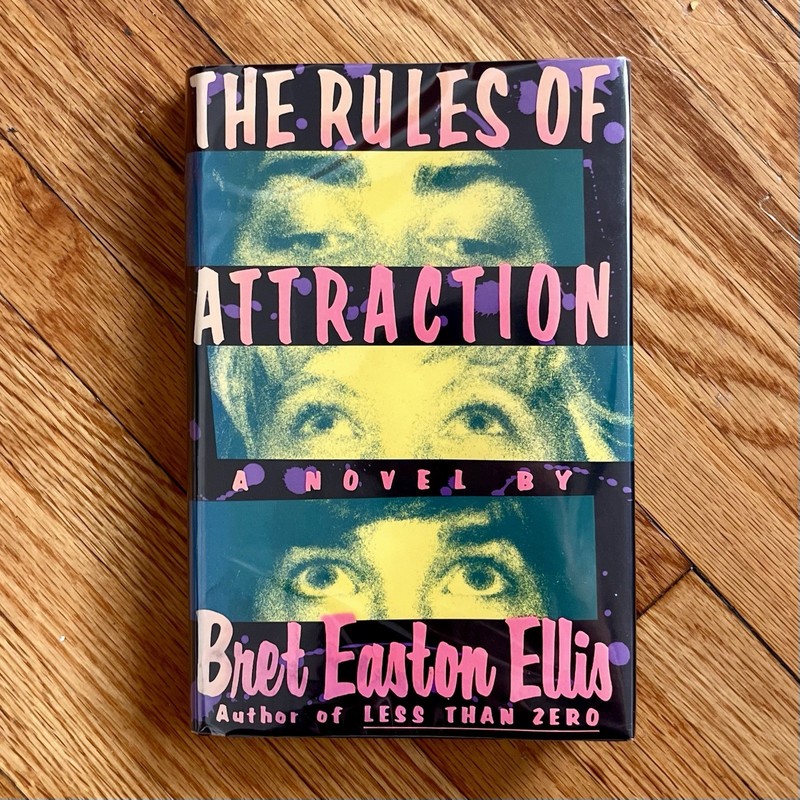 The Rules of Attraction by Bret Easton Ellis 1987 First Edition Hardcover DJ