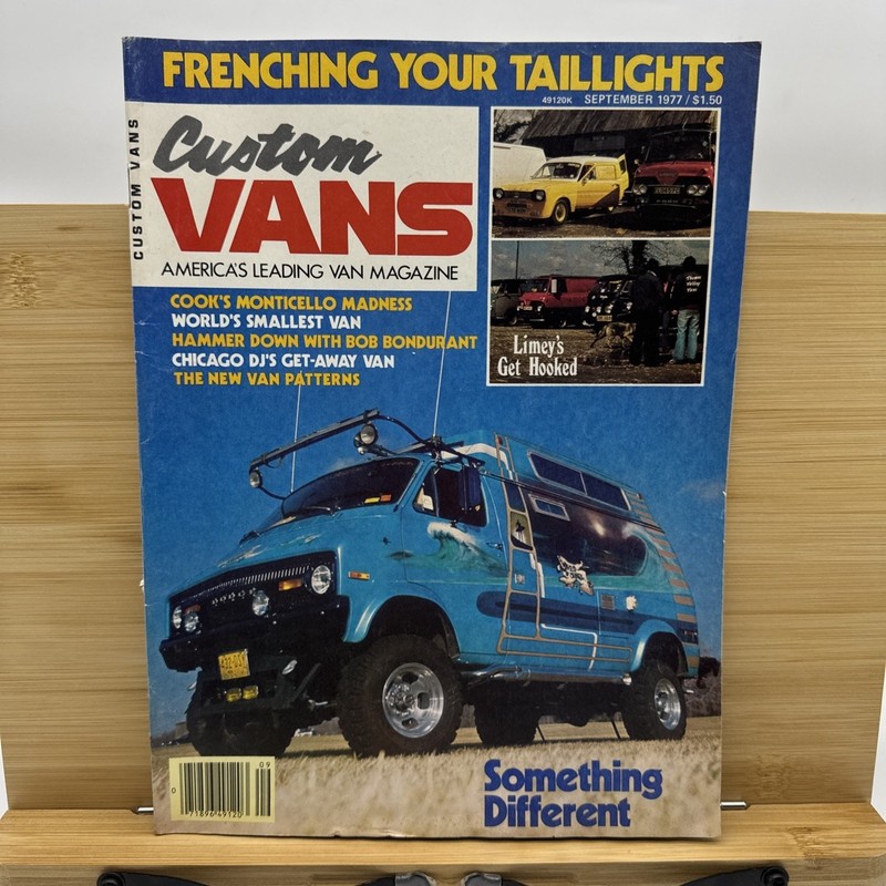 Custom Vans Magazine SEPT 1977 – FRENCHING TAILIGHTS – MONTICELLO – CHICAGO DJs