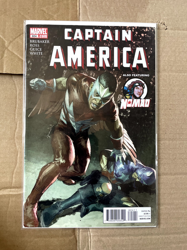 Captain America #604 2010 : Ed Brubaker Marvel Comics