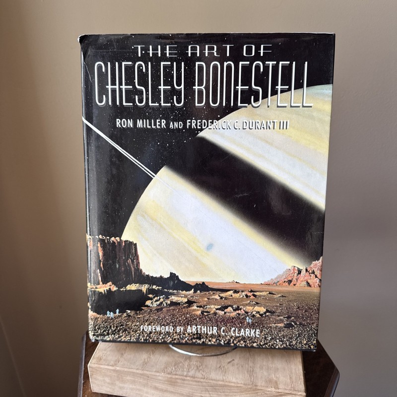 The Art of Chesley Bonestell by Frederick C. Durant III-Ron Miller Hardcover DC