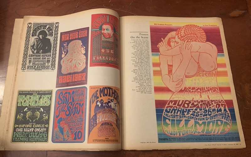 World of LSD NY World Journal Tribune Magazine 1967 Ken Kesey Milton Glaser gallery