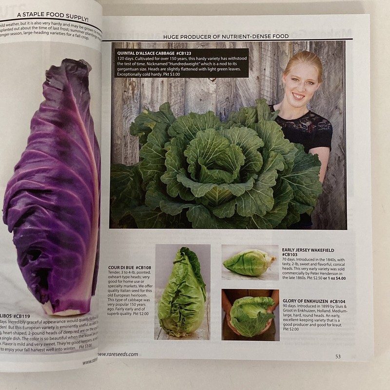 The Whole Seed Catalog 2018 from Baker Creek Heirloom Seeds 354 Pages Like New gallery