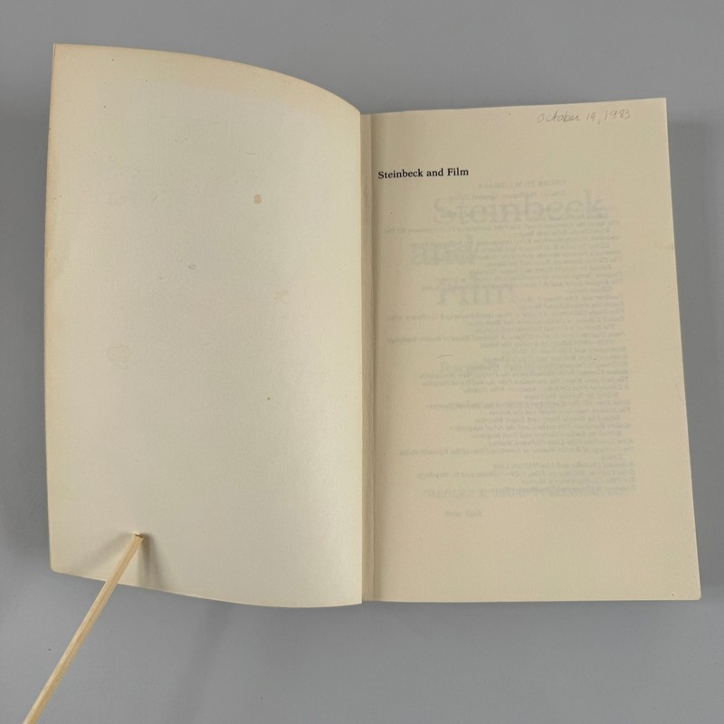 Steinbeck and Film Millichap 1983 Illustrated Paperback Literary Criticism Ungar gallery