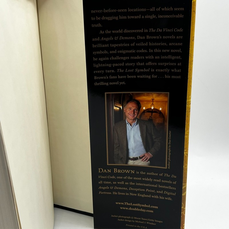 SIGNED The Lost Symbol by Dan Brown 1st Printing 1st Ed 2009 HCDJ Limited 1000 gallery