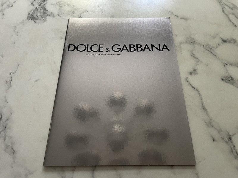 RARE DOLCE & GABBANA CATWALK CATALOG FASHION LOOK BOOK Winter 2008 Women’s Show