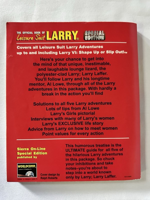 The Official Book Of Leisure Suit Larry Special Edition By Ralph Roberts 1997 gallery