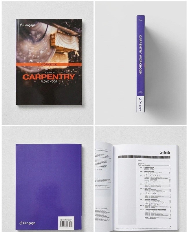 Cengage Carpentry Workbook 7th Edition by Floyd Vogt, English, 2019, 104 Pages