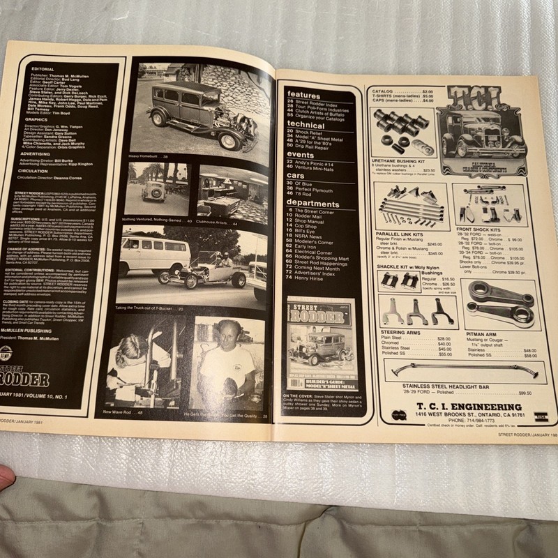 Street Rodder Magazine - January 1981/ Andy’s Picnic/F17C gallery