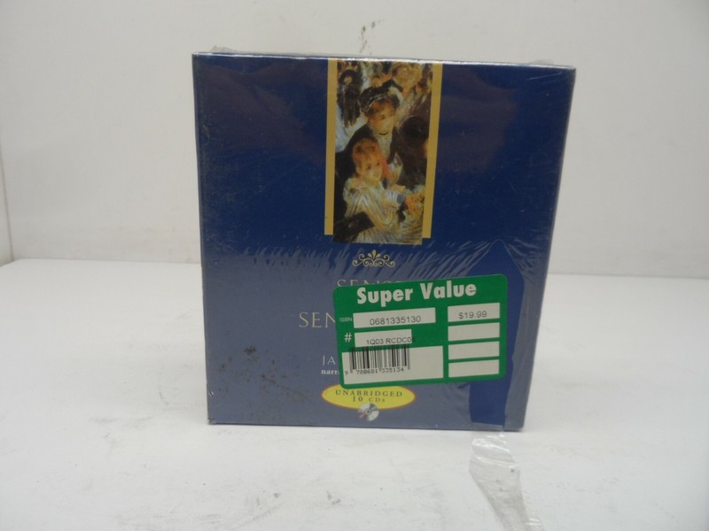 Sense And Stability By Jane Austen Audio Book 10 CD’S NEW