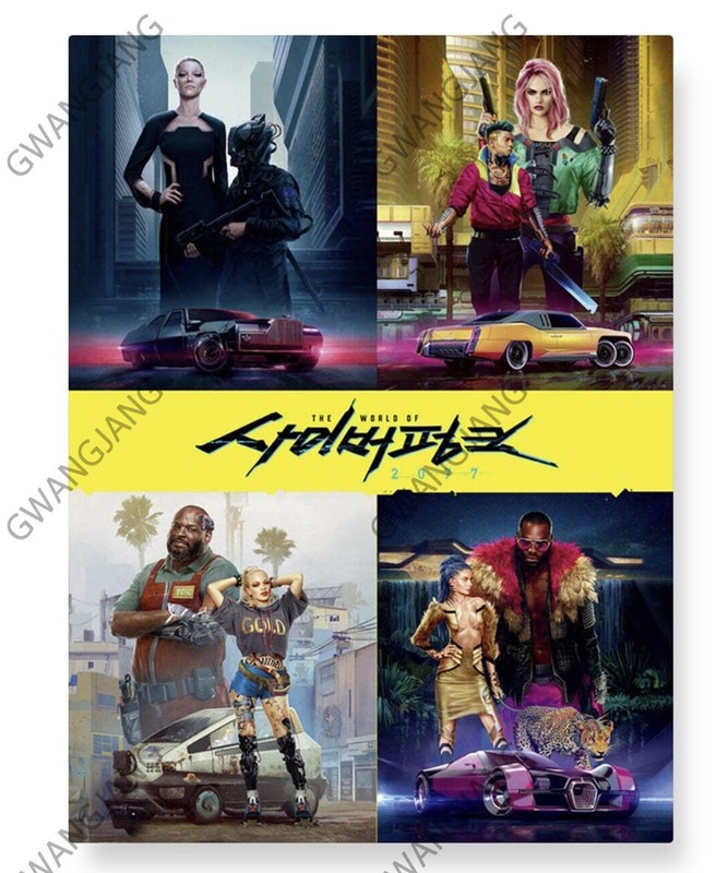 The World of Cyberpunk 2077 Official Korean Book Famous Game Setting Legend Hot
