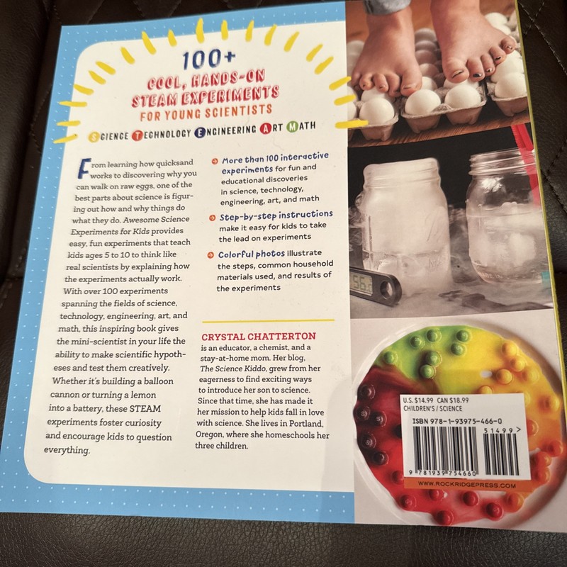 New~ Awesome Science Experiments for Kids: 100+ Fun STEM / STEAM Projects & Why gallery
