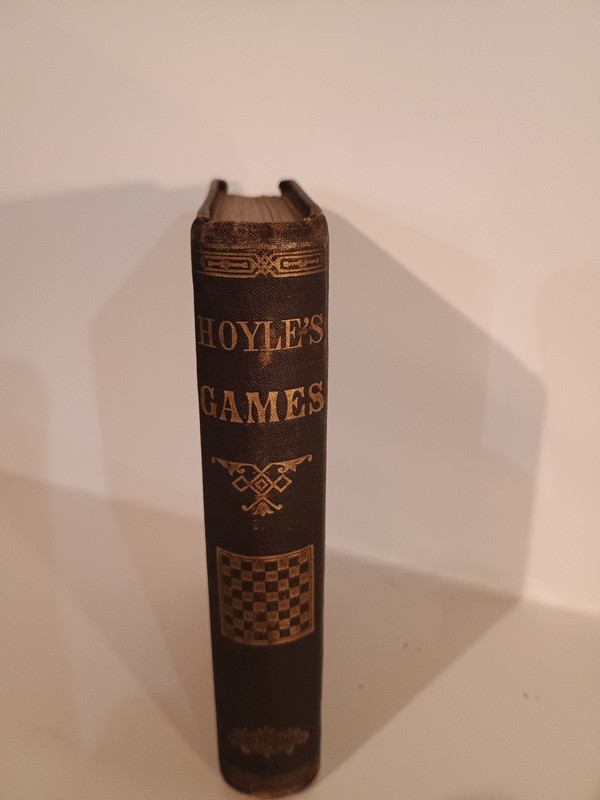 RARE HOYLE’S GAMES IMPROVED BOOK – hardback – 277 pages – American edition 1882