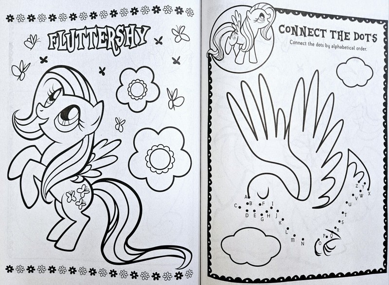 MY LITTLE PONY Jumbo Coloring & Activity Book Set of 2 with 8 Jumbo crayons NEW gallery