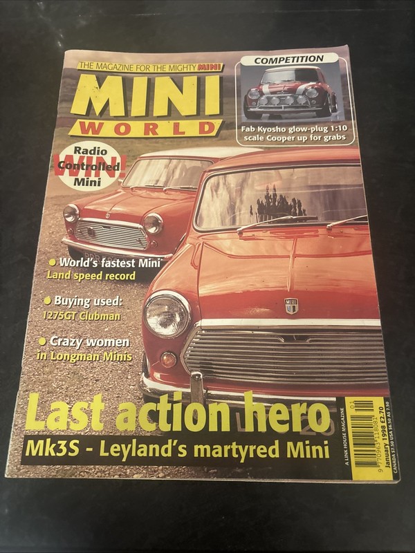 Mini World Magazine January 1998 – World’s Fastest Mini, Buying 1275GT Clubman