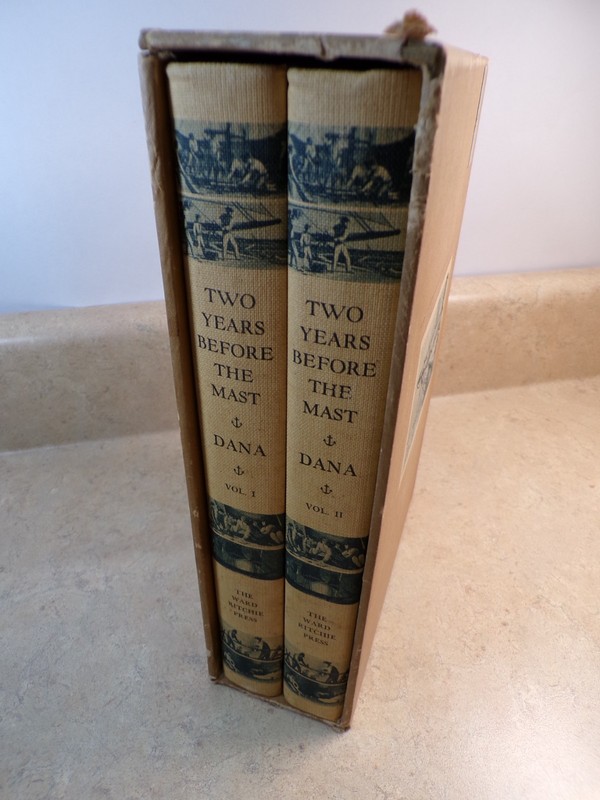 Two Years Before the Mast Richard Henry Dana 1964 Ward Ritchie Press 2 Vol Set
