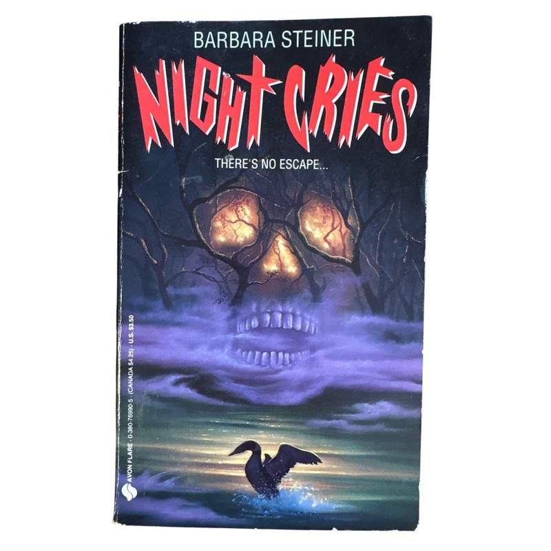 Night Cries Barbara Steiner 1993 young adult horror book Kidcore 2nd print