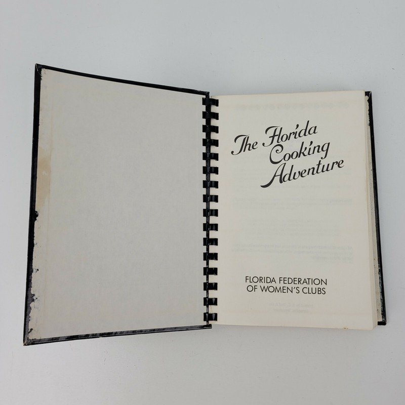 Vtg 1987 Florida Cooking Adventure Federation of Womens Club Cookbook Cocoa FL gallery
