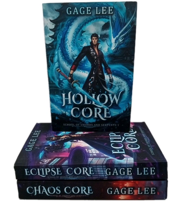 Gage Lee School Of Swords and Serpents 1-3 Fantasy Trilogy Paperback Book Set