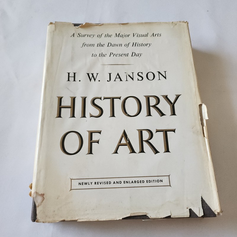History of Art Hardcover Book By H. W. Janson 1973 College Textbook 616 Pages