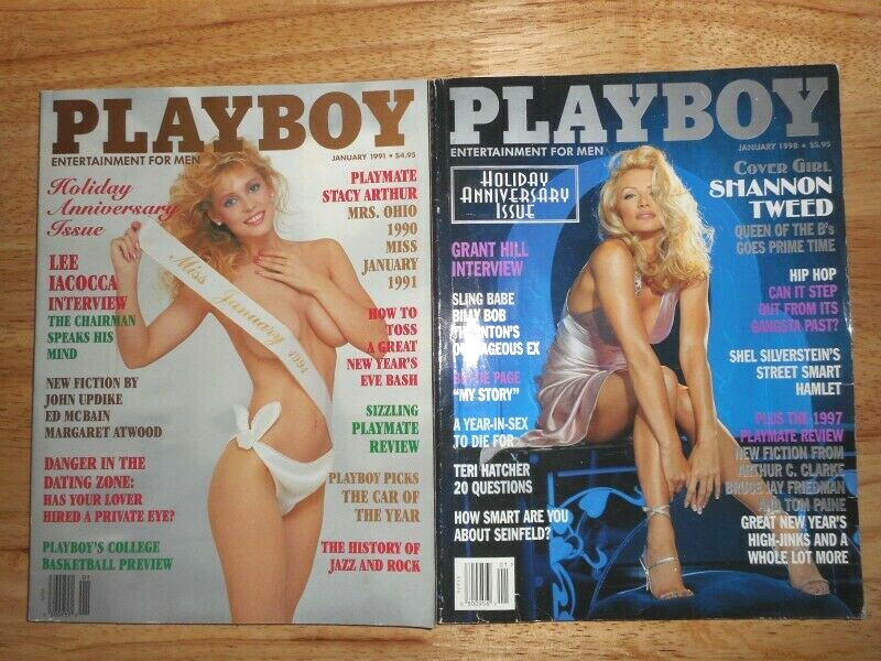 Playboy Back Issues Holiday Anniv KISS Shannon Tweed KISS Rock N Roll