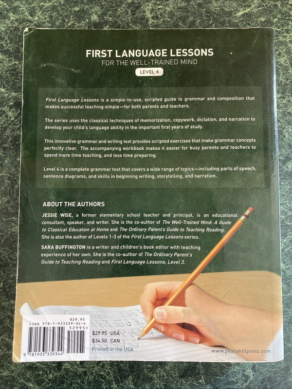 First Language Lessons for the Well-Trained Mind, Level 4, by Jessie Wise gallery