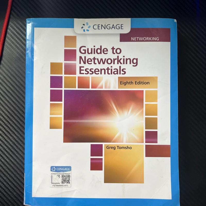 Cengage Guide to Networking Essentials (Eighth Edition) By Greg Tomsho (Mindtap)