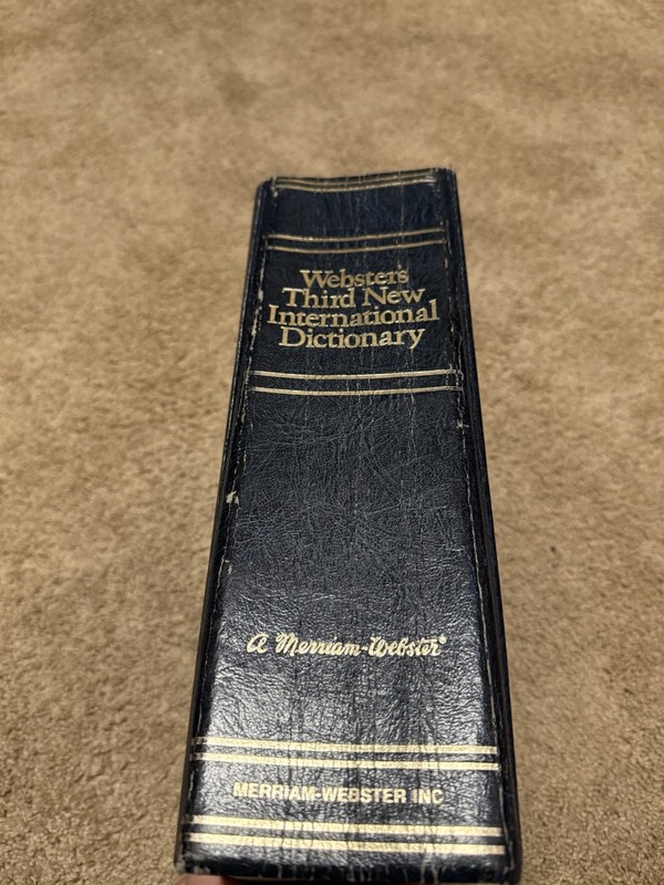Webster's Third New International Dictionary 1981 Hardcover Unabridged gallery