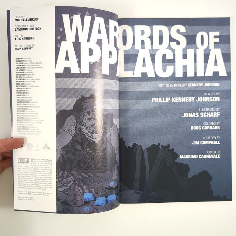 Warlords Of Appalachia Post Apocalyptic Comic Paperback Book 2017 gallery