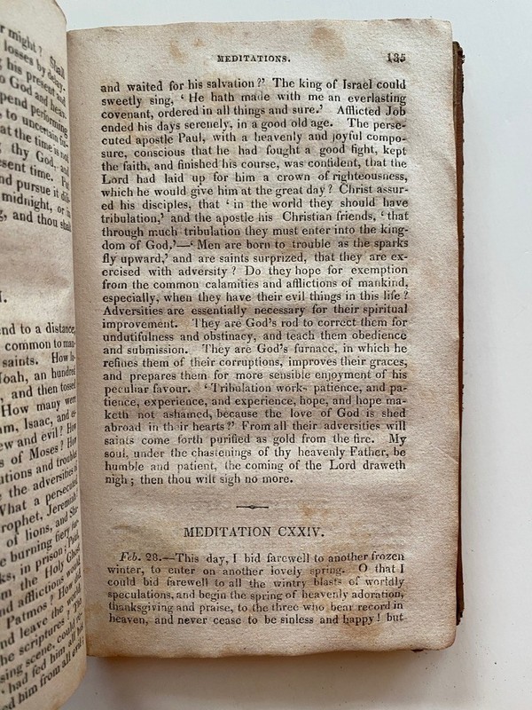 1822 Pious Stranger Meditations Reflections Divinity of Christ FIRST EDITION gallery