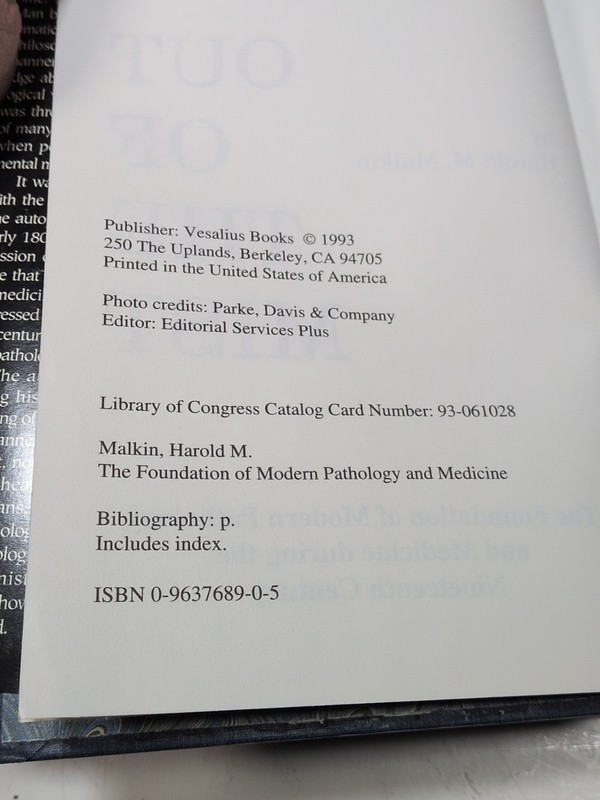 OUT OF THE MIST: THE FOUNDATION OF MODERN PATHOLOGY AND By Harold M. Malkin gallery