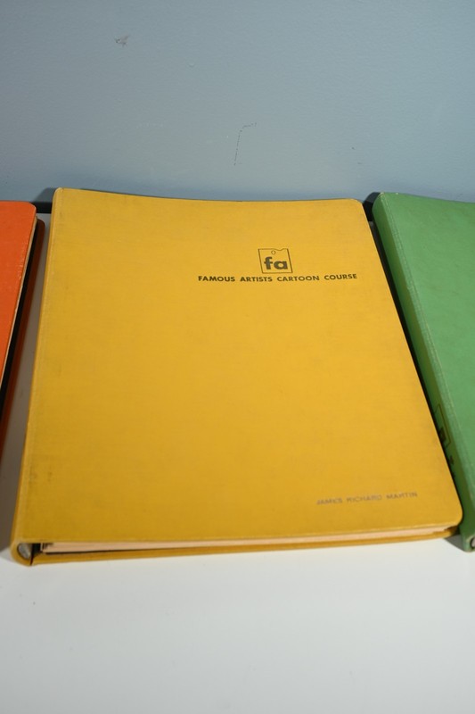 Famous Artist Cartoon Course fa Vintage 3 Binders - Lessons 1-10, 11-19 & 20-24 gallery